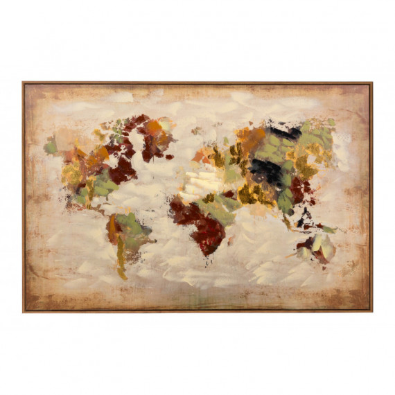 Cuadro Mapa Mundi  PÉREZ ÁVILA