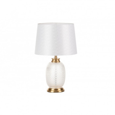 Lampara Sobremesa Pie Cristal