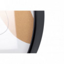 Reloj Pared Metal Negro  PÉREZ ÁVILA