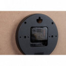 Reloj Pared Metal Negro  PÉREZ ÁVILA