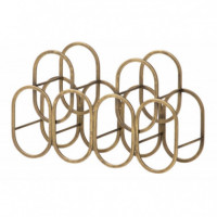 Botellero Metal Dorado  PÉREZ ÁVILA