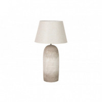 Lampara Ceramica Gris  PÉREZ ÁVILA