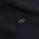 Camiseta Washed Woven Label Rib Fit  CALVIN KLEIN