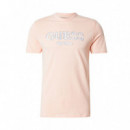 Camiseta con Logotipo Frontal  GUESS