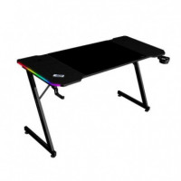 MARS GAMING Mesa Gaming MGDX140RGB Negra