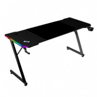 MARS GAMING Mesa Gaming MGDX160RGB Negra