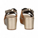 SAND.2 Tiras Circulos A.cuero+platino  PLUMERS