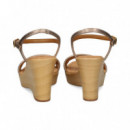 Carmelita Metalizado Bronce  UNISA