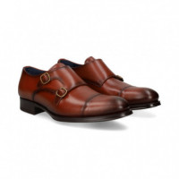 Mocasin Doble Hebillas Cuero  EMIREY