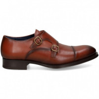 Mocasin Doble Hebillas Cuero  EMIREY