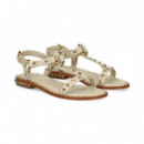 Sandalia Bebe Tachas Oro+hielo  ASH