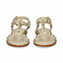 Sandalia Bebe Tachas Oro+hielo  ASH