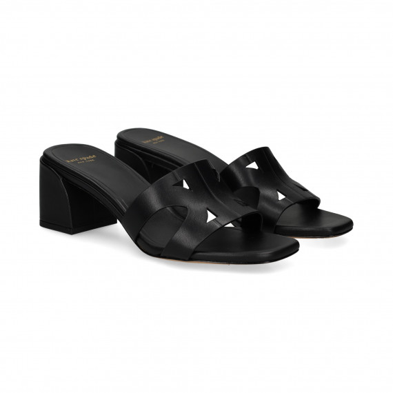 Pala Huecos Piel Negro  KATE SPADE