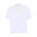 Ss Acid Wash 20S Cn Tee Brilliant White  CALVIN KLEIN