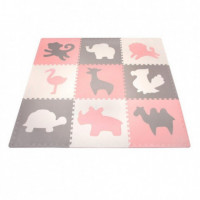 Alfombra Puzle Xxl Africa 180X180CM  TOCTOYS