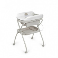 Bañera Plegable C/cambiador Bubble Gris  MS