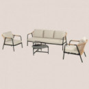 Conjunto de Jardín Nice Beige/negro Hartman®  HARTMAN OUTDOOR FURNITURE