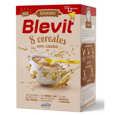 Blevit Sf 8 Cer Cacao 500G Superfibra  ORDESA