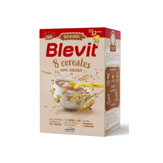 Blevit Sf 8 Cer Cacao 500G Superfibra  ORDESA