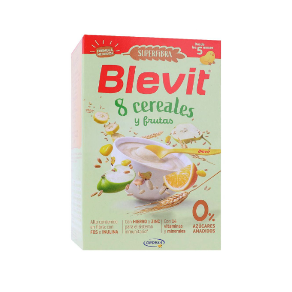 Blevit Sf 8 Cereales y Frutas 500GR  ORDESA