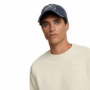 132649 Sudaderas SILBON Hombre Circulo Etnico Crema (180070)