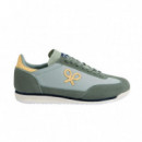 131316 Zapatillas SILBON Hombre Vintage Verde