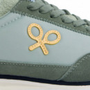 131316 Zapatillas SILBON Hombre Vintage Verde