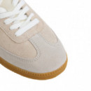 131139 Zapatillas SILBON Hombre Casual Raqueta Beige Claro