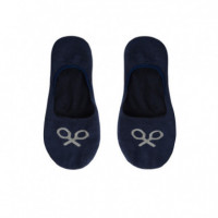 122729 Calcetines SILBON Hombre Pinky Raqueta Azul Marino