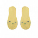 131563 Calcetines SILBON Hombre Pinky Multiraquetas Amarillo Multicolor  (180115)