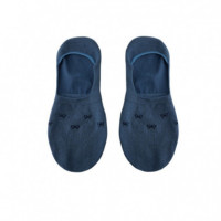 131561  Calcetines SILBON Hombre Pinky Multiraquetas Azul Multicolor (180114)