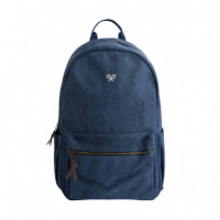 131126 Mochila SILBON Hombre Clasica Azul Marino