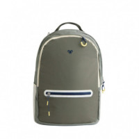 131129 Mochila SILBON Hombre Sport Verde Beige