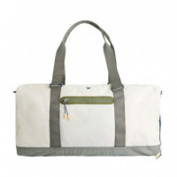131131 Bolsos SILBON Hombre Bolsa de Viaje Sport Verde Beige