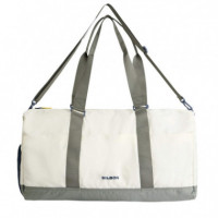 131131 Bolsos SILBON Hombre Bolsa de Viaje Sport Verde Beige