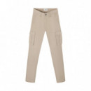 131783 Pantalones SILBON Hombre Sport Cargo Casual Marron (180039)