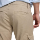 131783 Pantalones SILBON Hombre Sport Cargo Casual Marron (180039)