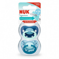 Nuk Chupa Silicona Signature 6-18 M 2UD  ROCHE FARMA