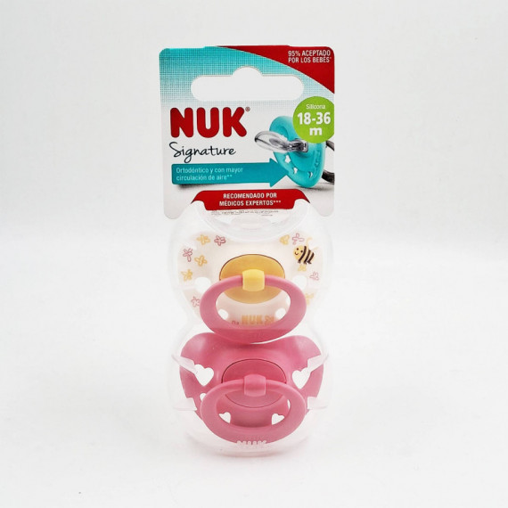NUK Chupete Signature Silicona 18-36 M