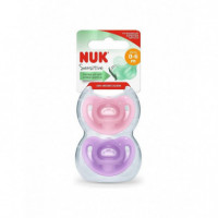 Nuk Chupete Silicona Sensitive 0 - 6 Meses 2 Uni  ROCHE DIAGNOSTICS