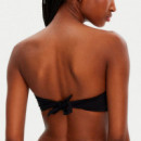 Parte de Arriba de Bikini Rhinestone Bandeau  GUESS