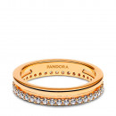 Anillo Doble Banda 163799C01  PANDORA