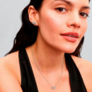 Pendientes de Botón Halo y Abrazo 293774C01  PANDORA