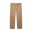 Pantalones Double a By WOOD WOOD Silas Petrified Oak