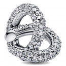 Charm Corazón Nudo Infinito y Pavé 793771C01  PANDORA