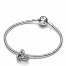 Charm Corazón Nudo Infinito y Pavé 793771C01  PANDORA