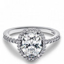 Anillo Halo Ovalado Brillante 193777C01  PANDORA