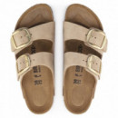 Calzado BIRKENSTOCK Arizona Big Buckle Piel Nubuc Sandcastle