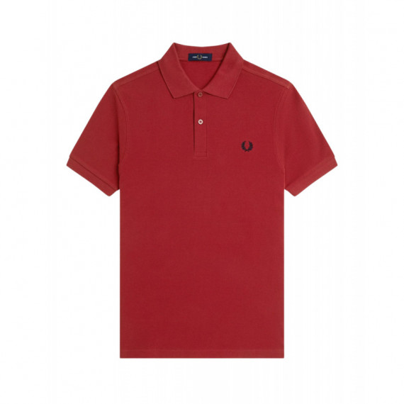 Polos Polo FRED PERRY M6000 Rojo Tostado / Azul Marino