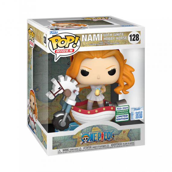 FUNKO Pop One Piece Nami With White Hobby Horse Wondrous Convention 2025 Limited Edition 128